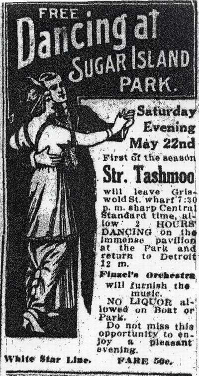 Sugar Island Park - Old Ad (newer photo)